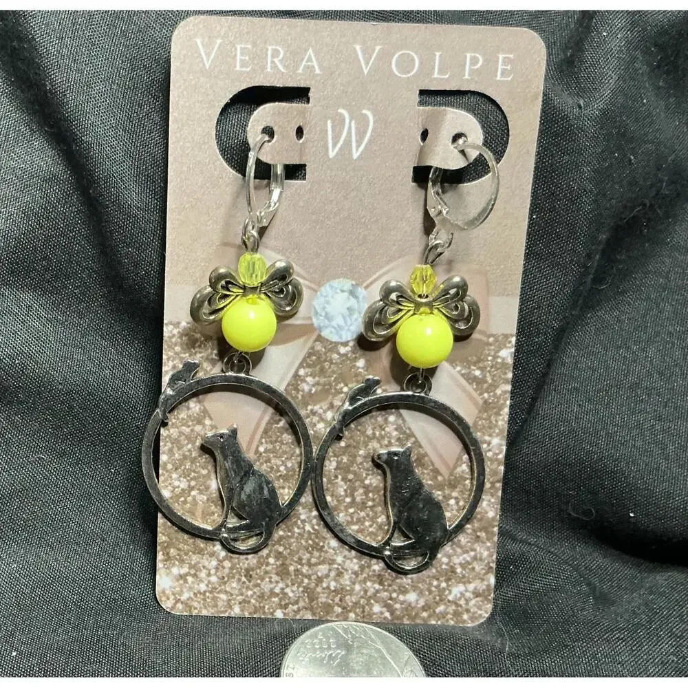 Mouse Cat Earrings